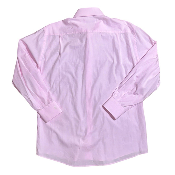 YSL Yves Saint Laurent Pour Homme Mens Dress Shirt Lot x2 Pink Blue 16.5 / 42 - Picture 5 of 15